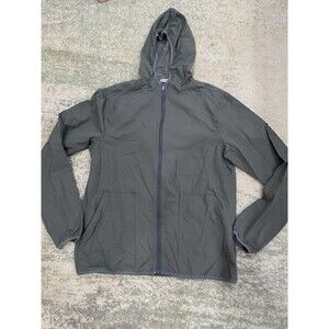 Tasc Performance Jacket Men's Size Medium Gray Full Zip Hooded Pockets